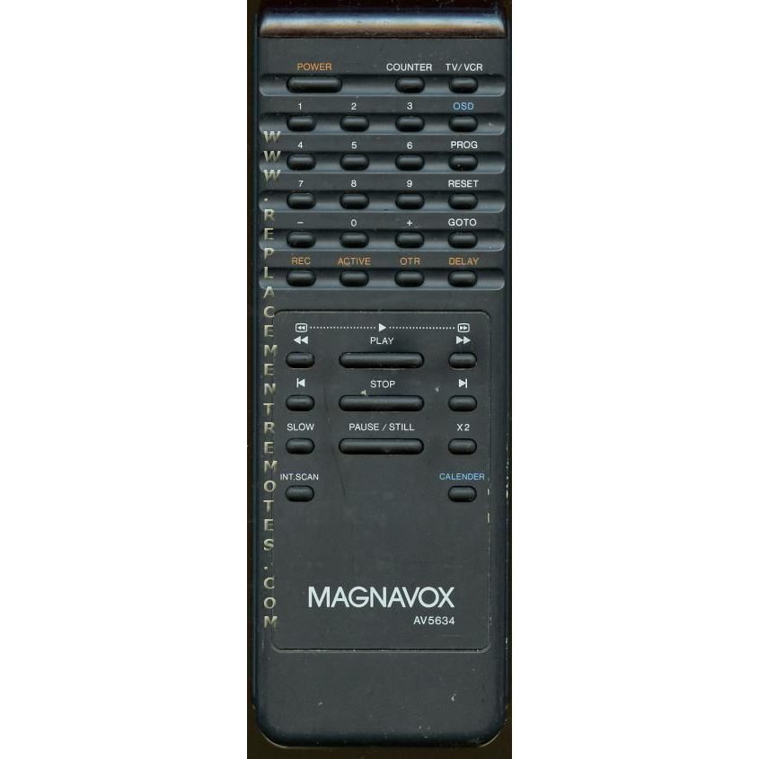 Magnavox AV5634 Télécommande magnétoscope