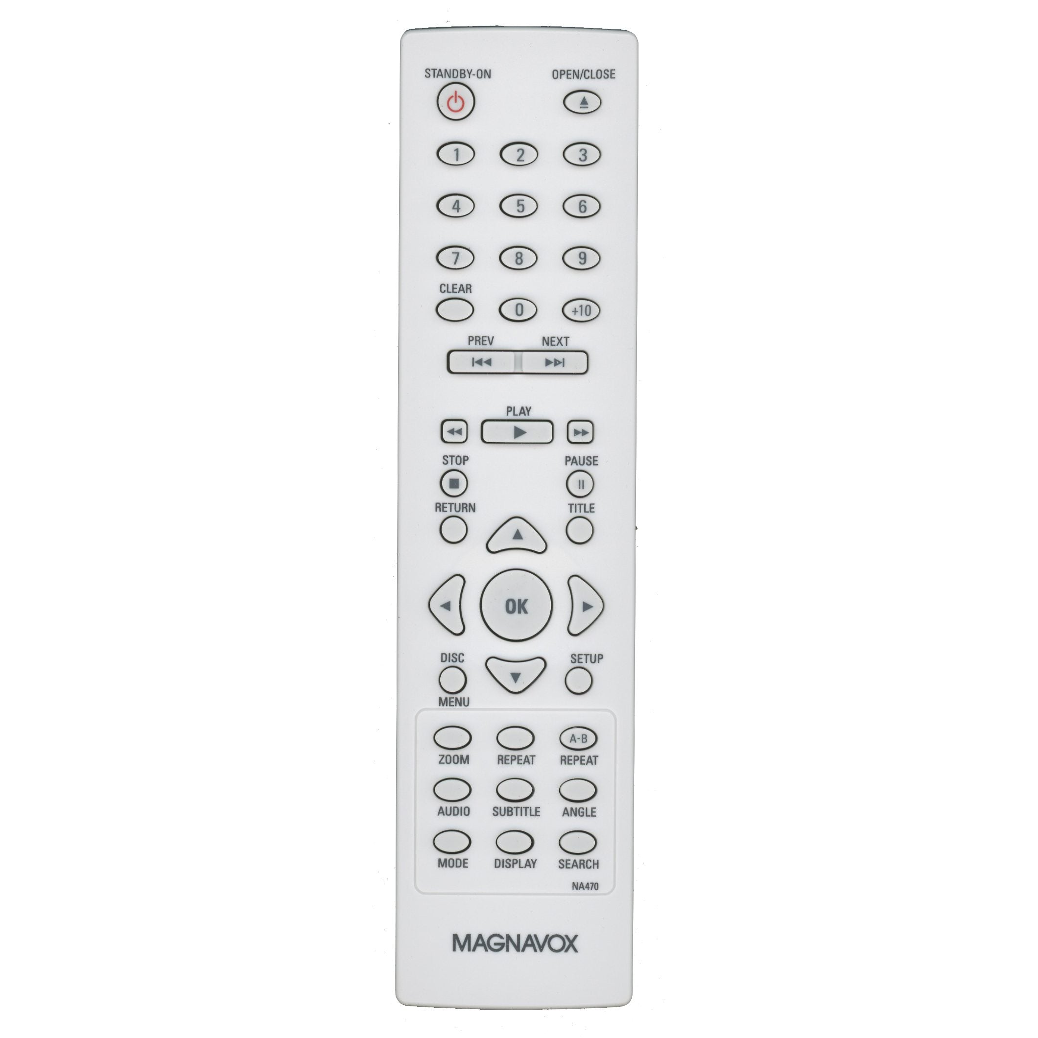Control remoto de DVD Magnavox NA470