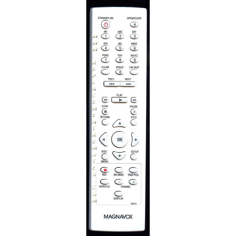 Control remoto de DVD Magnavox NA471