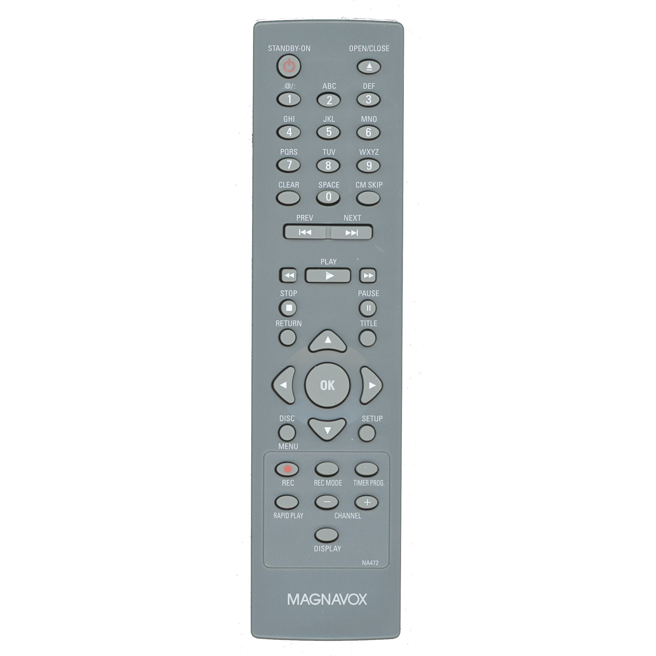 Control remoto de DVD Magnavox NA472
