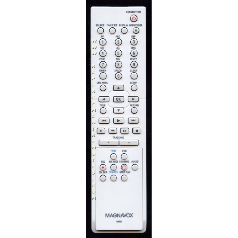 Control remoto para DVD/VCR Magnavox NB552UD