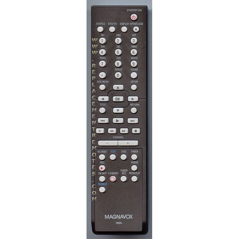 Control remoto para DVD-R Magnavox NB555UD