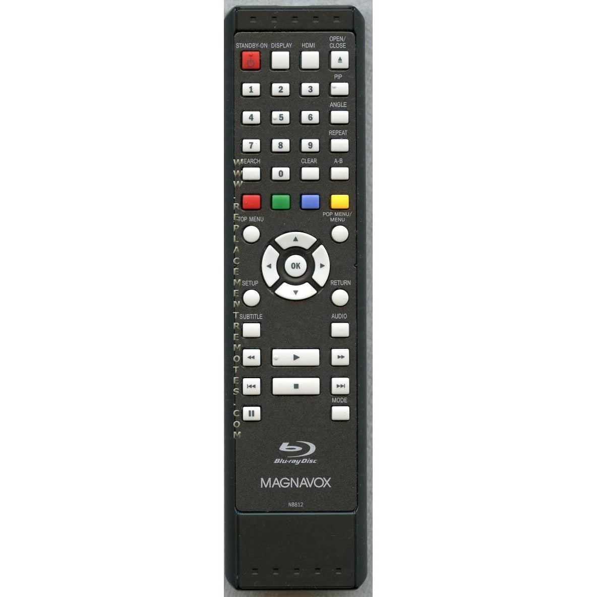 Mando a distancia Magnavox NB812UD Blu-ray