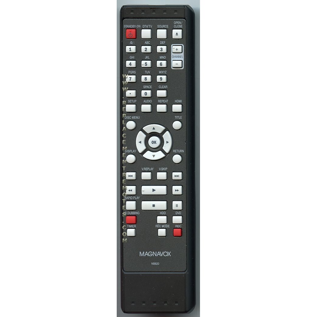 Control remoto de audio Magnavox NB820UD