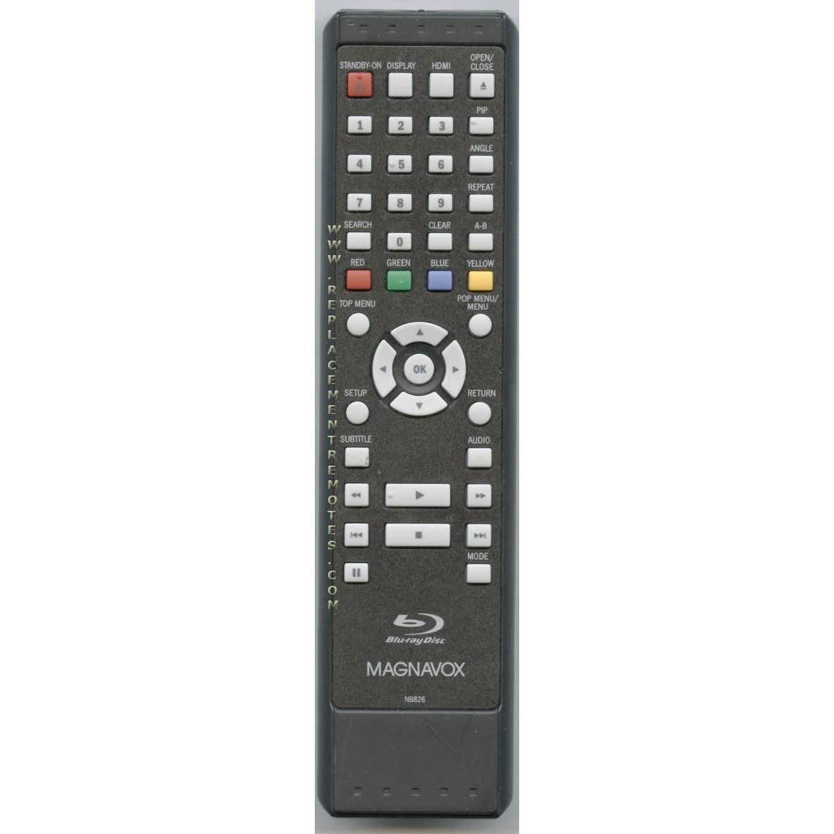 Mando a distancia Magnavox NB826UD Blu-ray