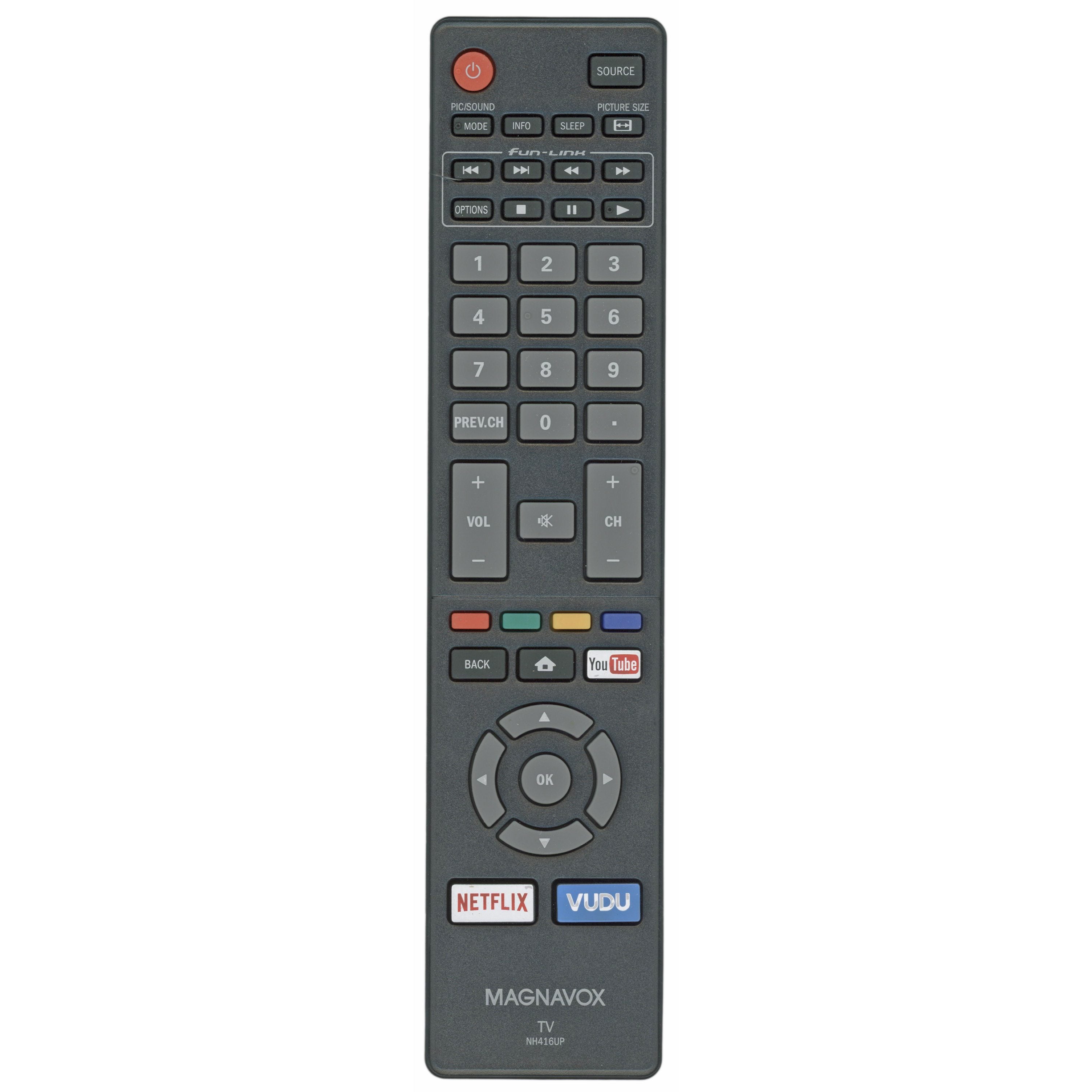 NuPrime リモコン Philips NH800UP Android TV Remote Control | Google Assistant - NH800UP
