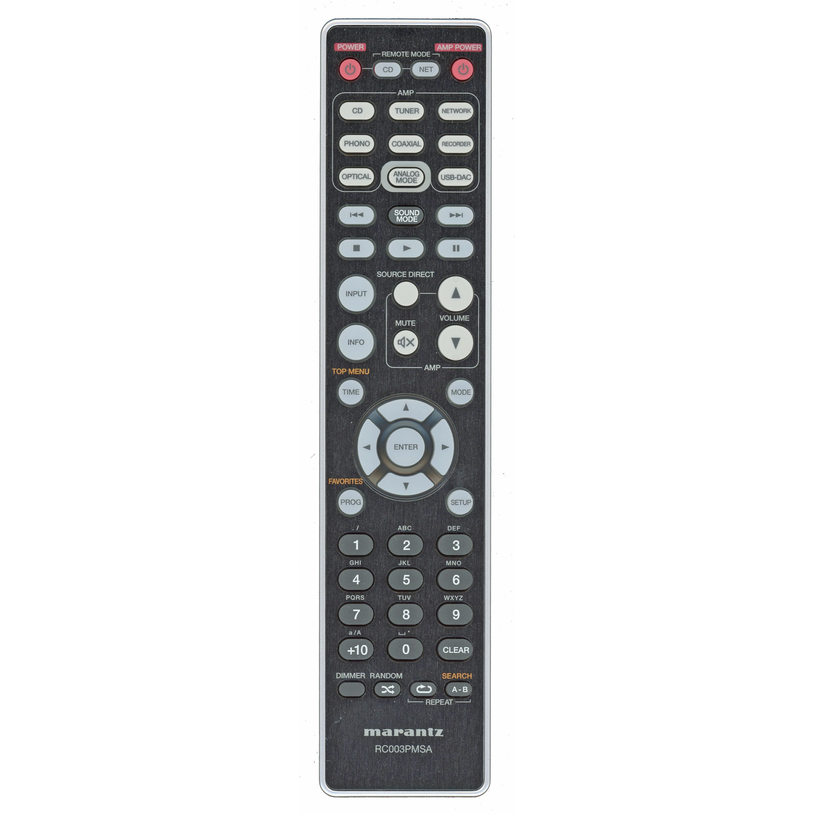 Télécommande du récepteur Marantz RC003PMSA