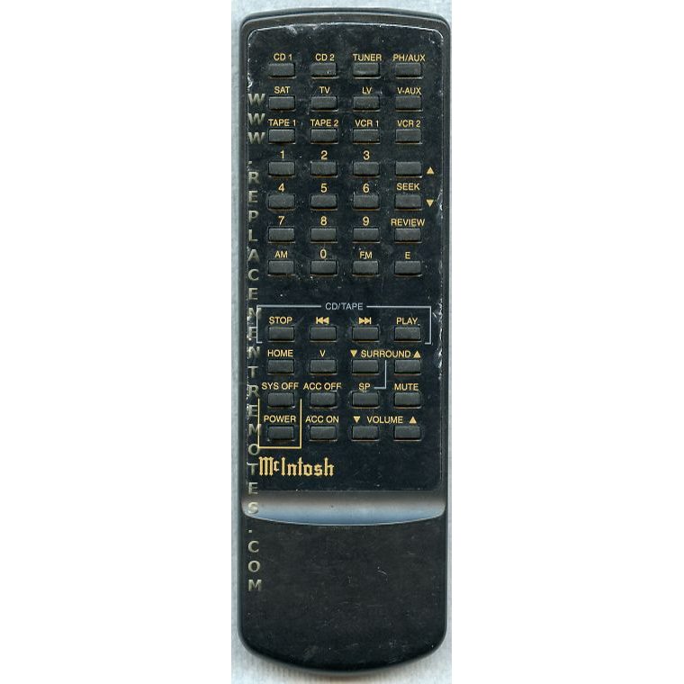 McIntosh HR034 Audio Remote Control