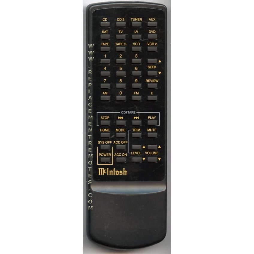 Télécommande audio McIntosh HR038