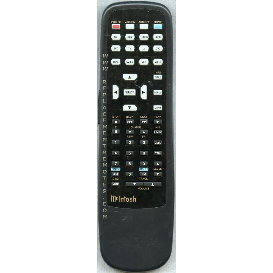 McIntosh HR044 Audio Remote Control