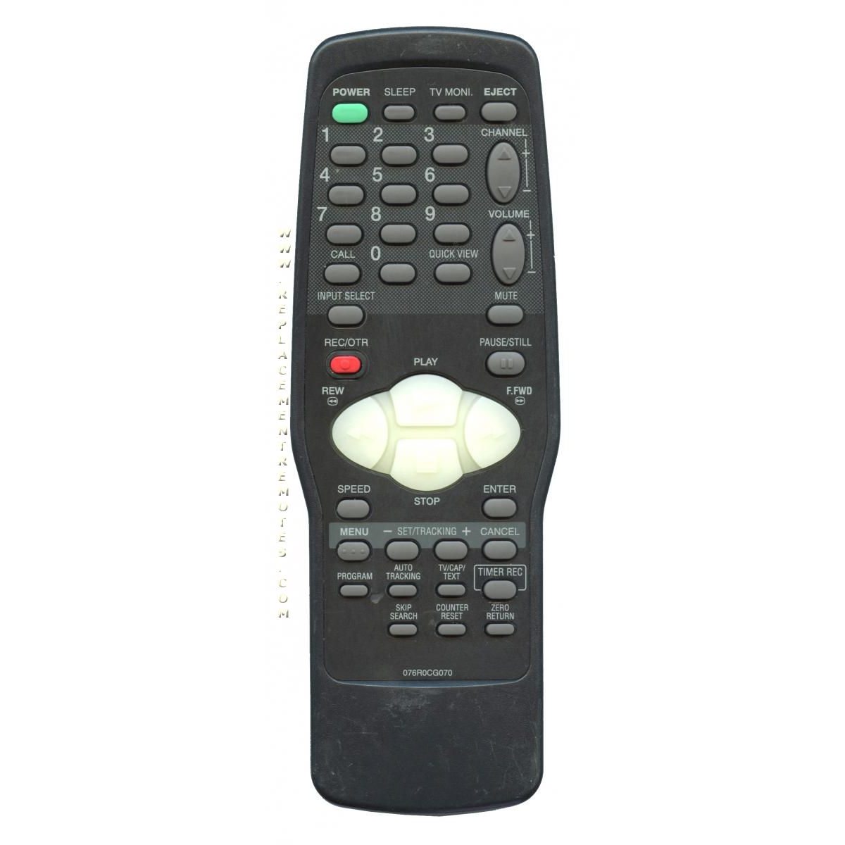 Télécommande TV/magnétoscope Memorex 076R0CG070
