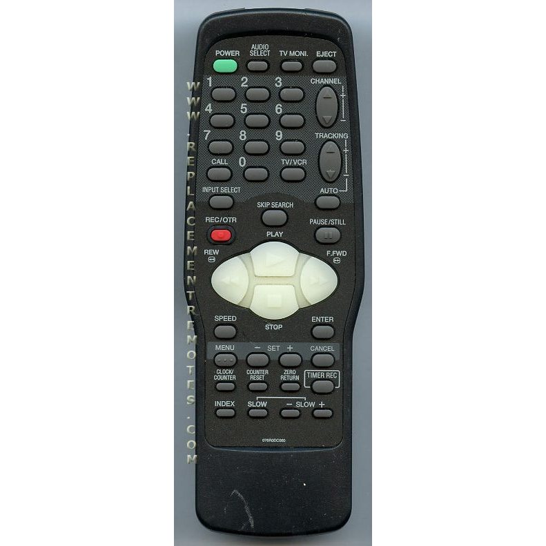 Memorex 076R0DC060 VCR Remote Control