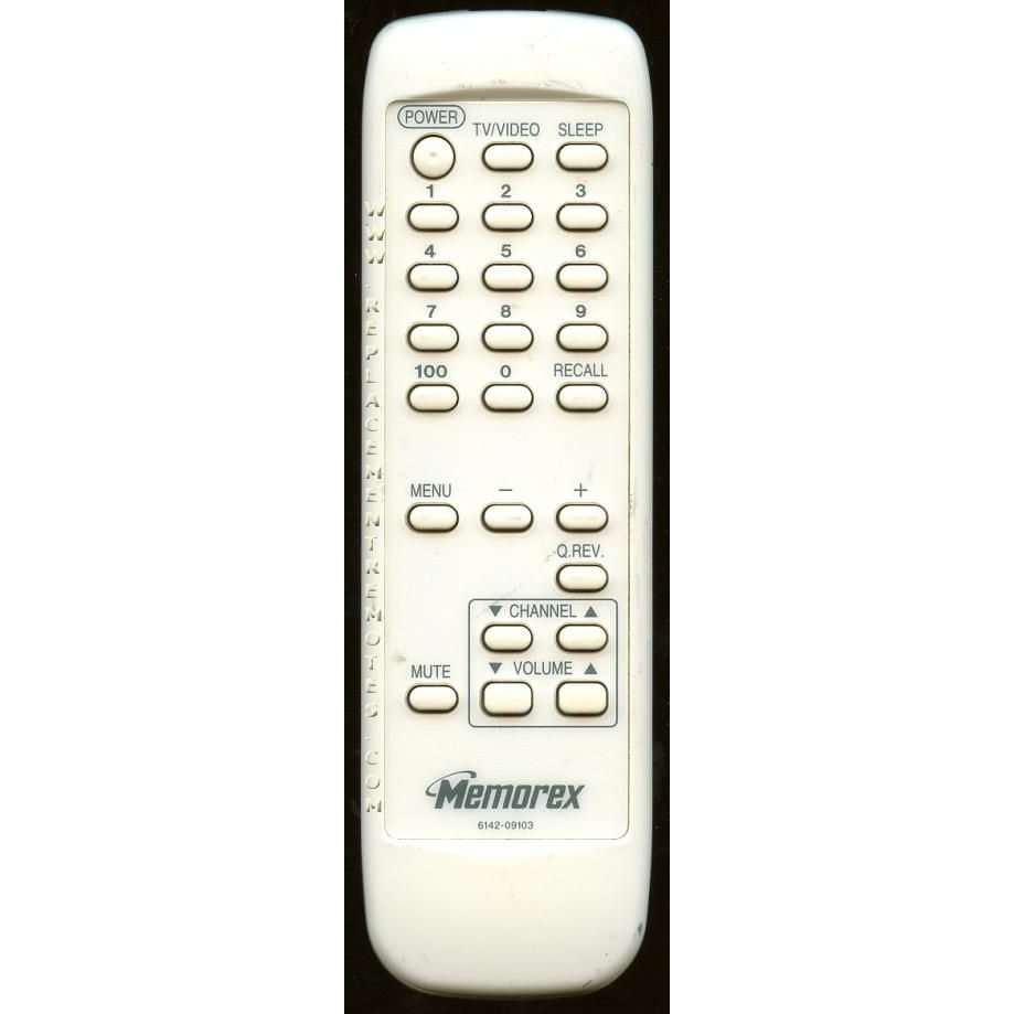 Memorex 614209103 TV Remote Control