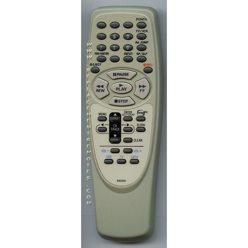 Memorex B30200 VCR Remote Control