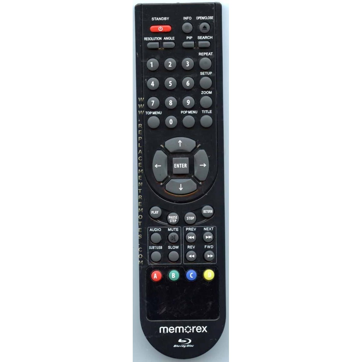 Télécommande Blu-ray Memorex MVBD2510
