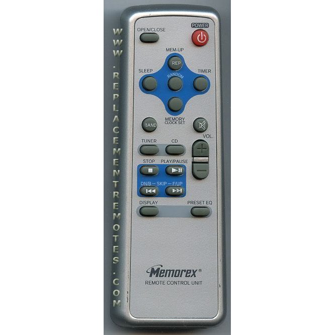 Control remoto de audio Memorex RCNN217