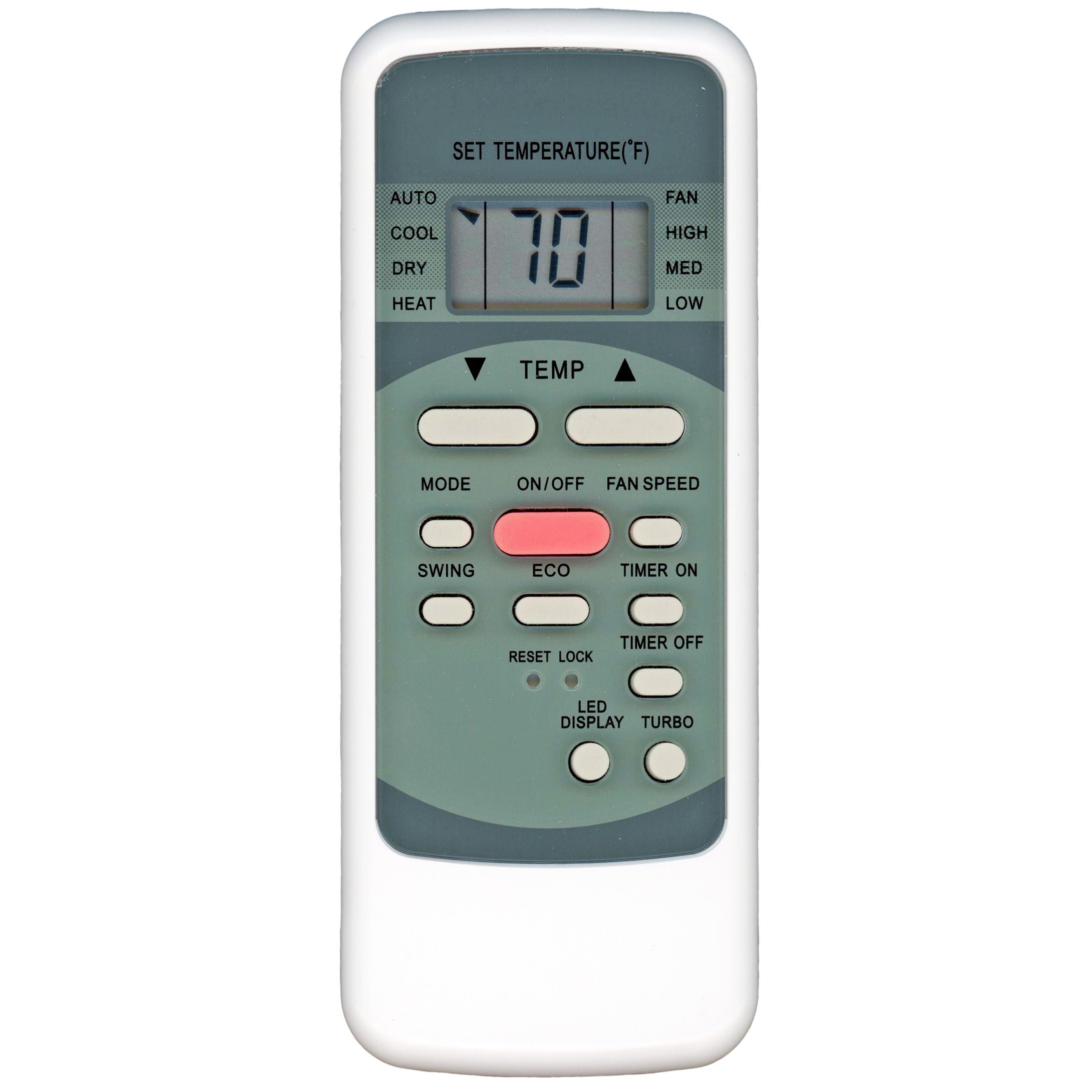 Mini Split Ac Remote Control Midea RG51F/EU1 Premium Mini Split Air Conditioner Remote Control - 17