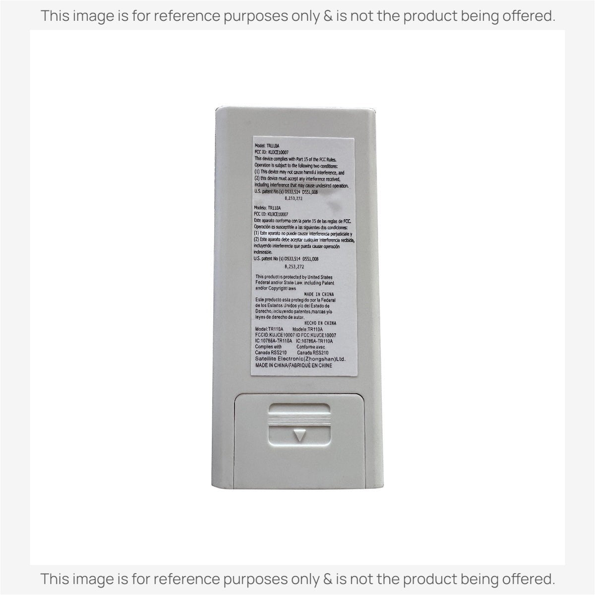 Anderic Substitute for Minka-Aire TR110A Ceiling Fan Remote Control [63T-AC83T-KIT]