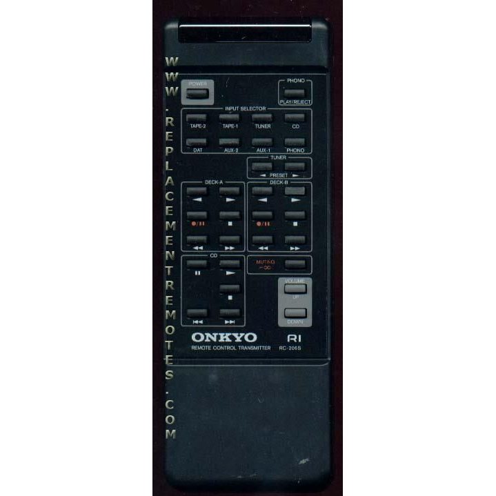 Onkyo RC206S Audio Remote Control