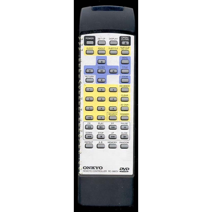 Onkyo Rc388dv DVD Remote Control