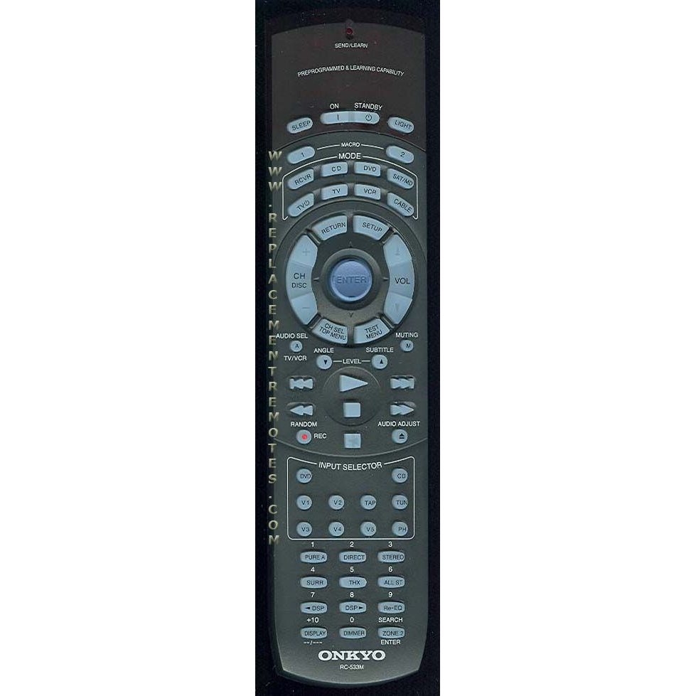 Control remoto del receptor Onkyo RC533M
