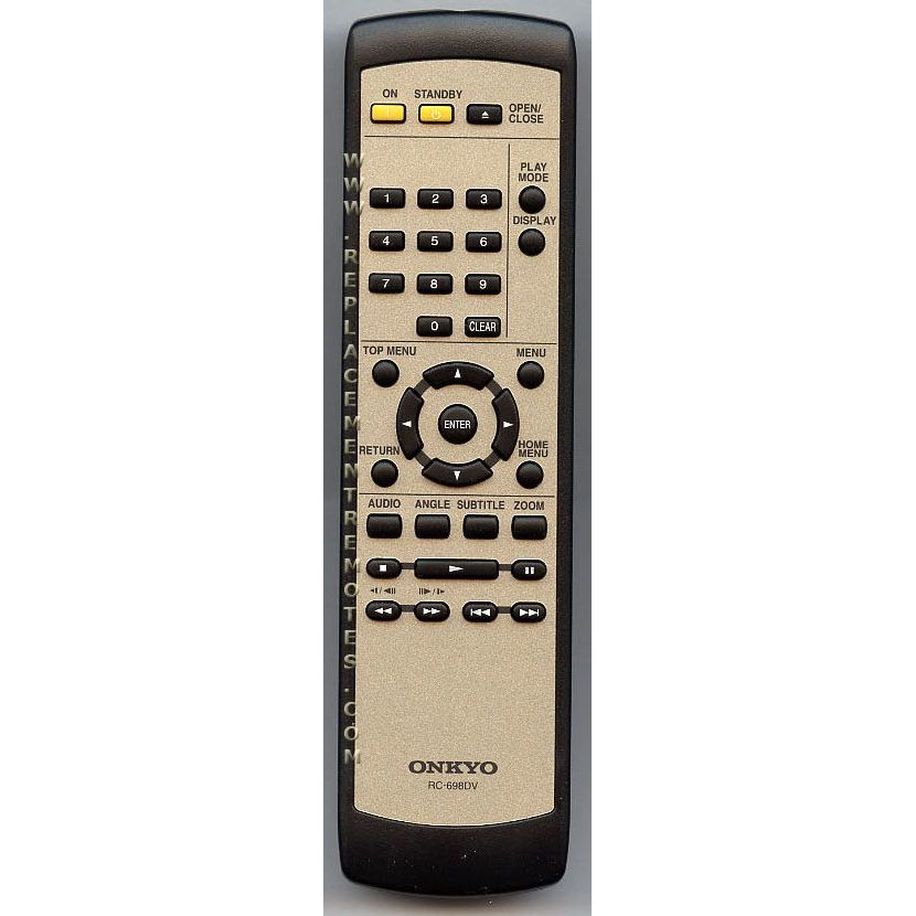 Control remoto de DVD Onkyo RC698DV