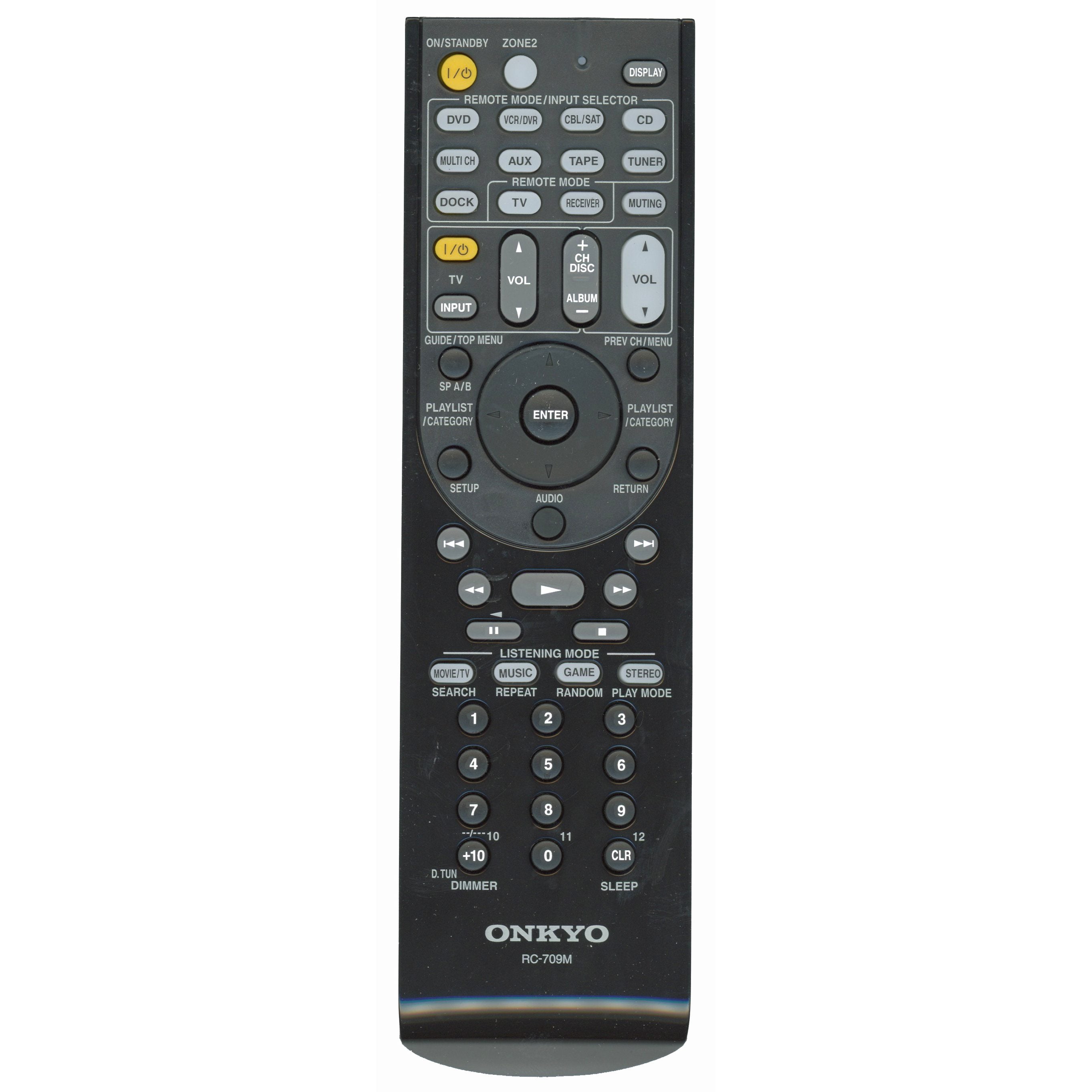 Control remoto del receptor Onkyo RC709M