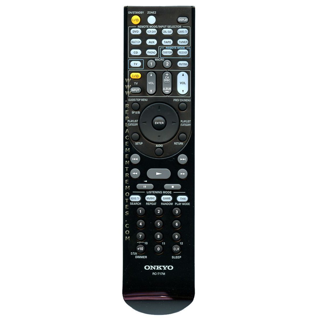 Control remoto del receptor Onkyo RC717M