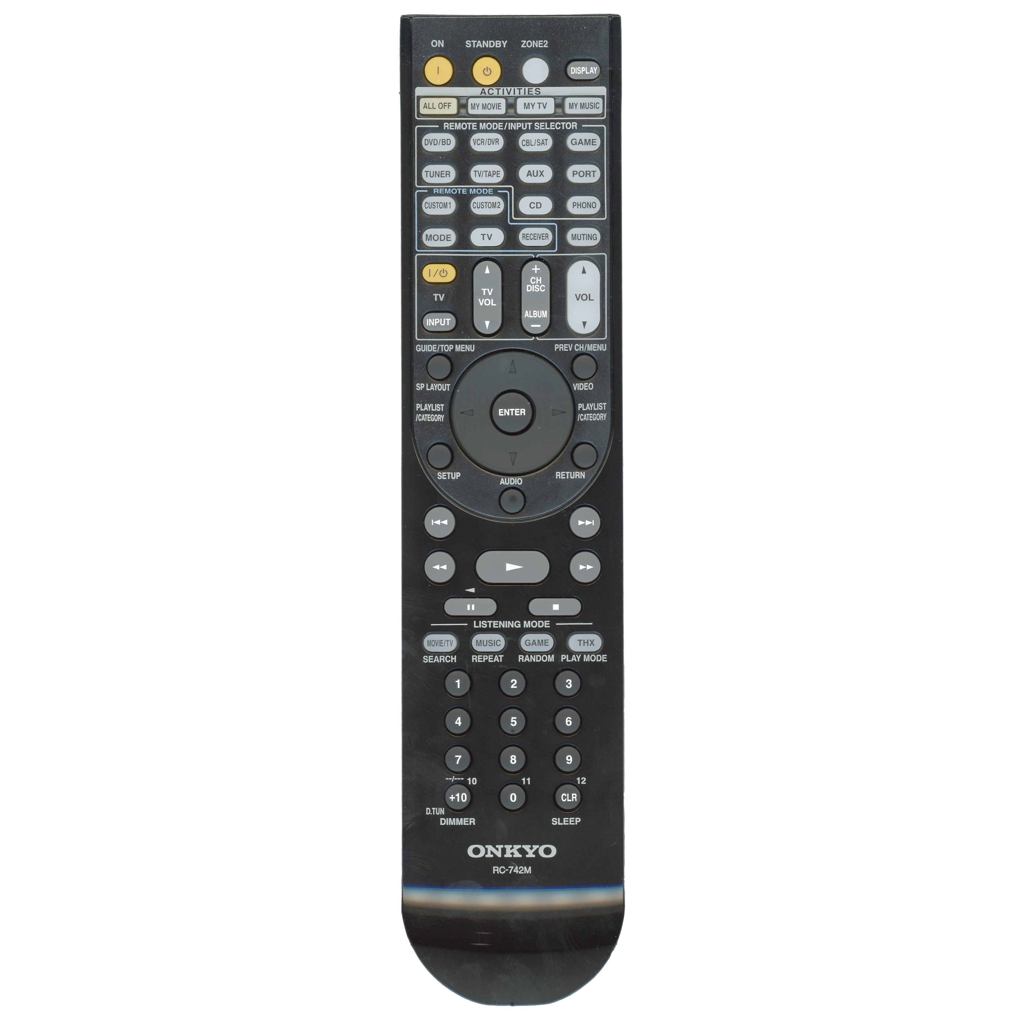 Control remoto del receptor Onkyo RC742M