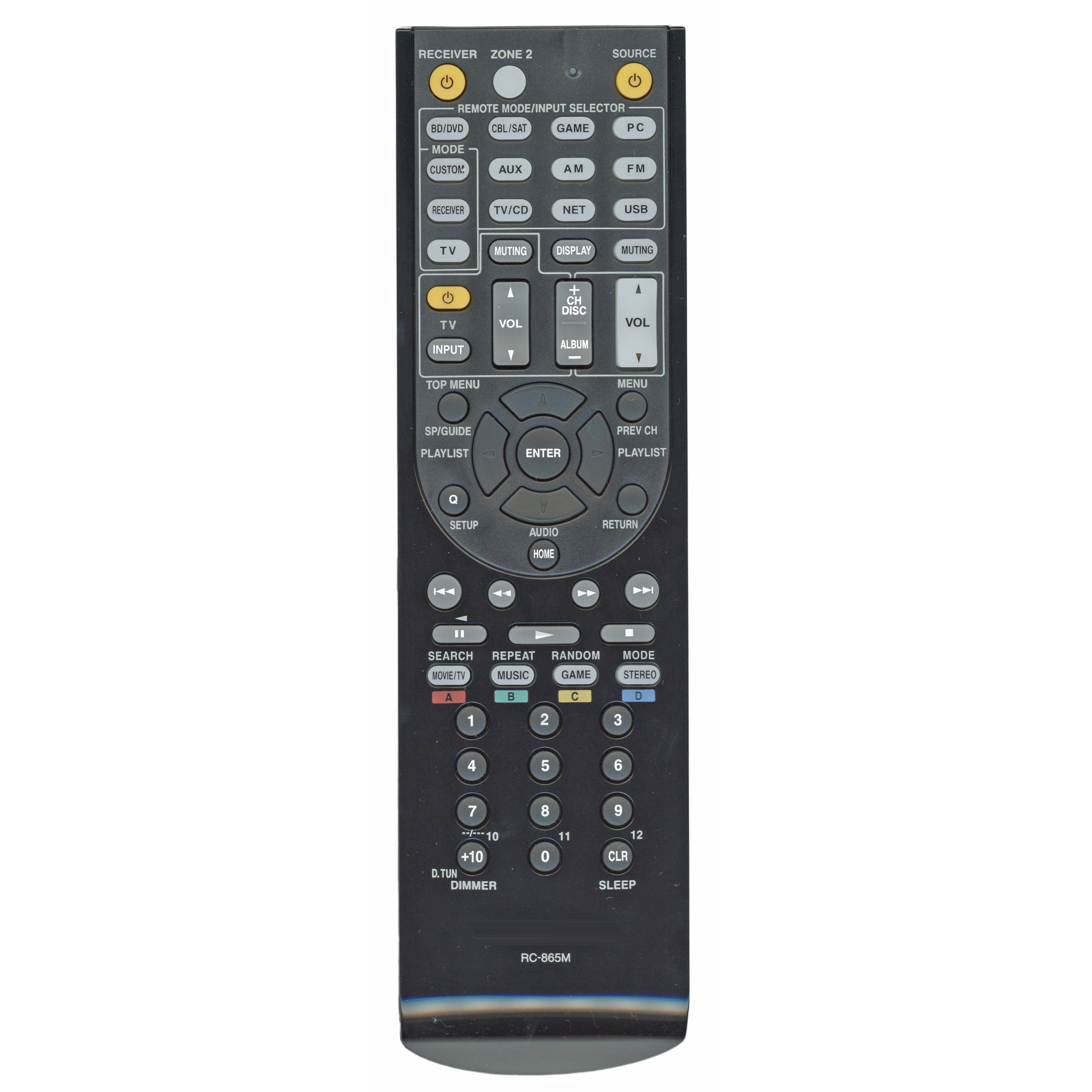 Anderic RC799M Replacement A/V Receiver Remote Control for Onkyo and I