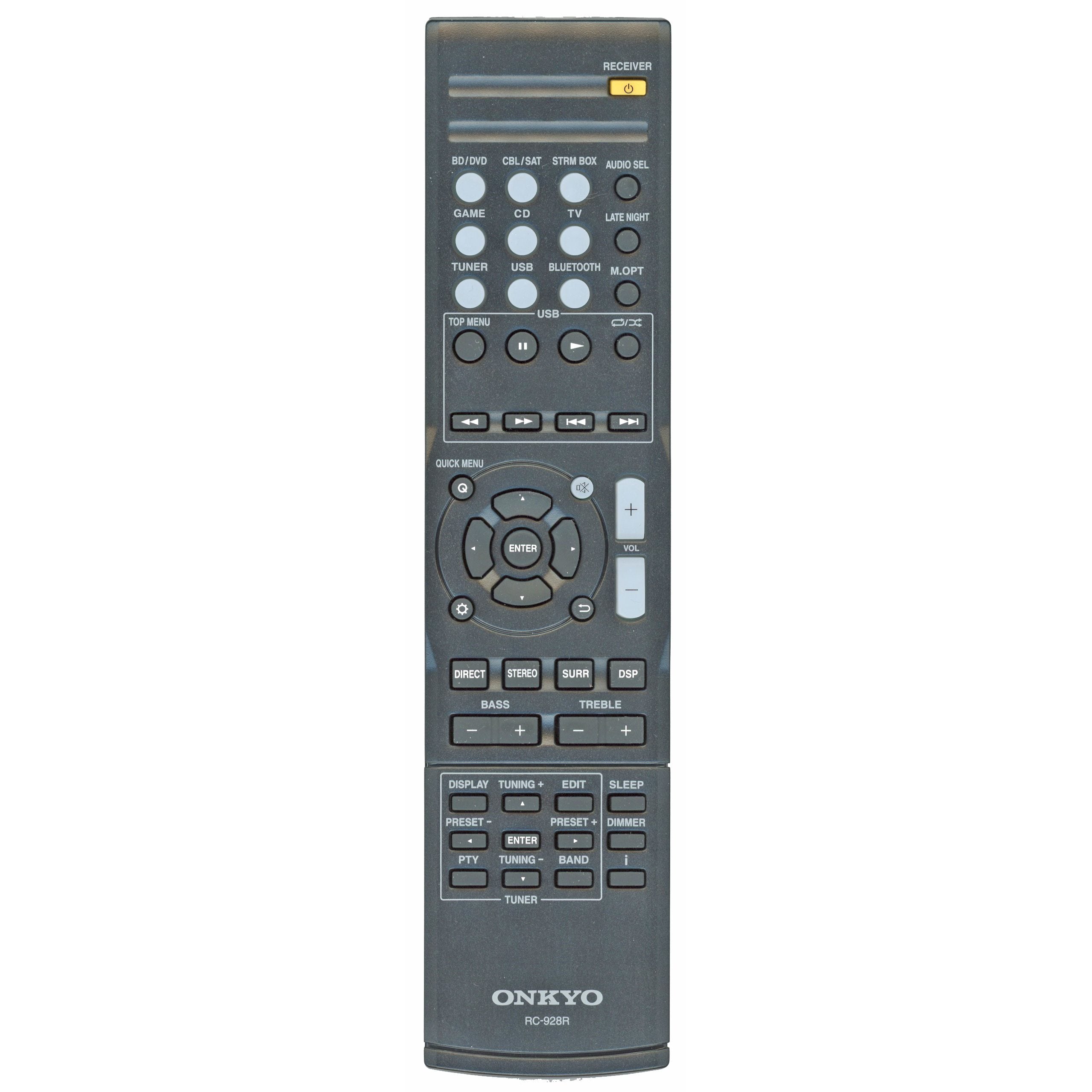 Onkyo RC928R A/V Receiver Remote Control - 8300928000010S