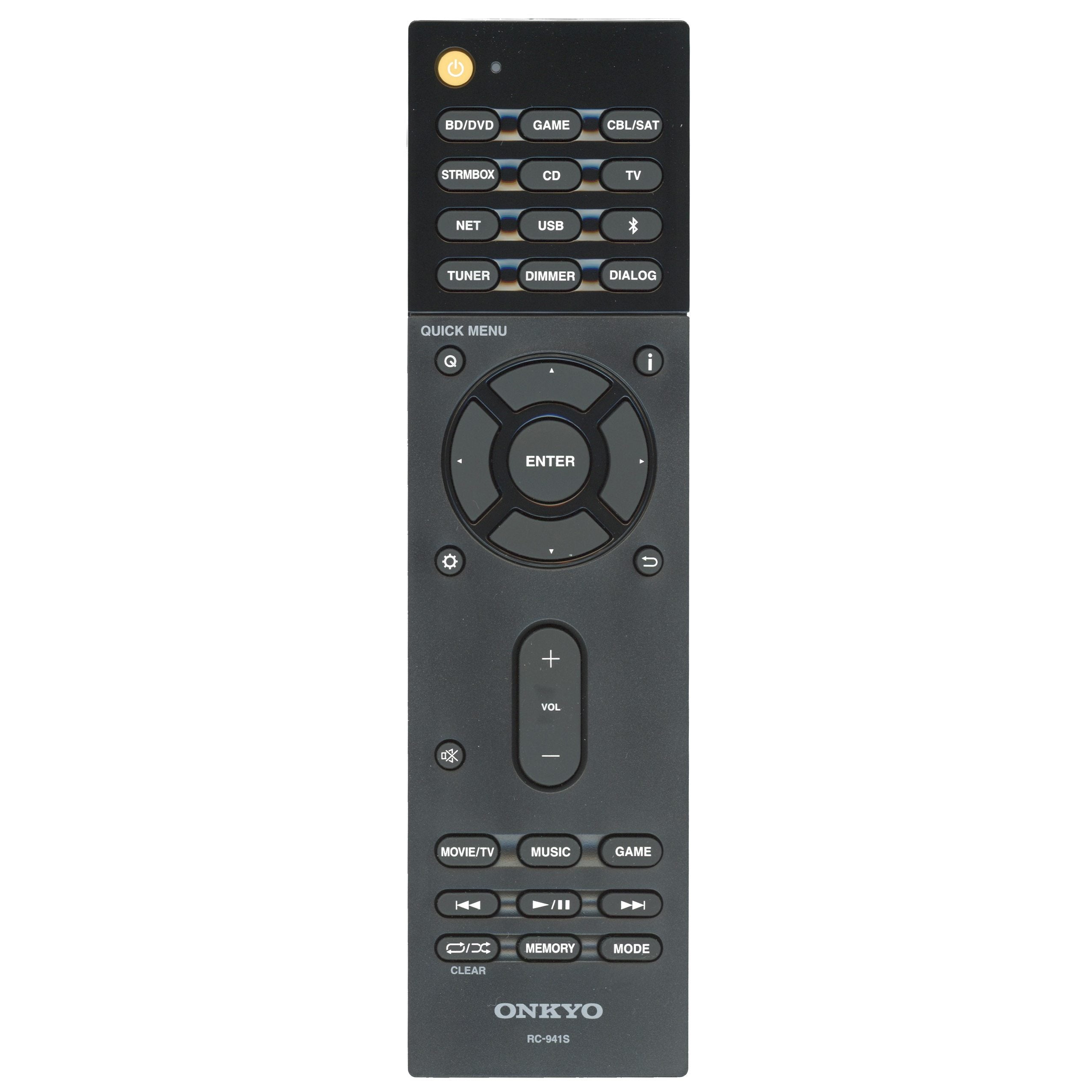 Onkyo RC941S Network Surround Sound Bar System Remote Control | RC-941