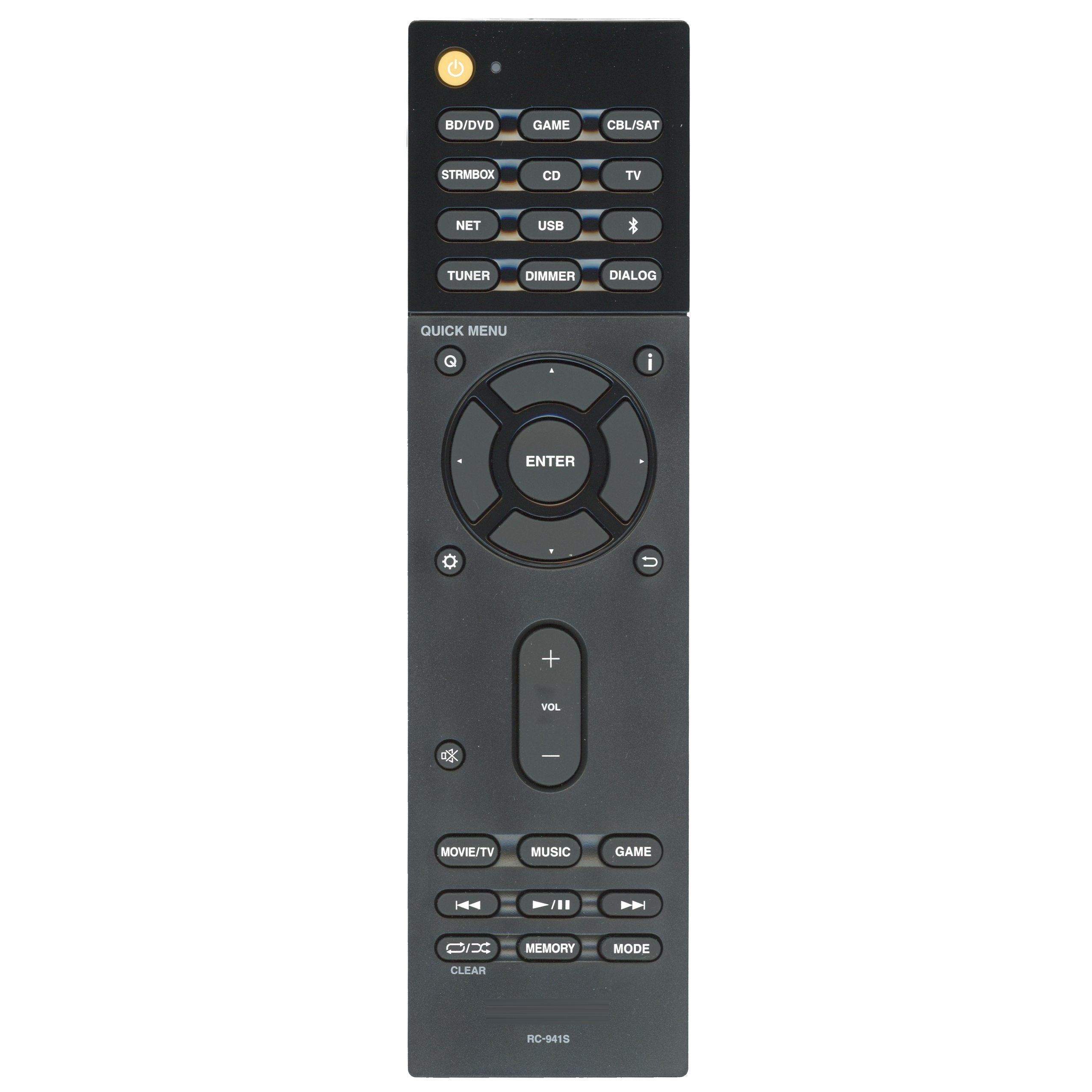 Onkyo RC941S Network Surround Sound Bar System Remote Control | RC-941S