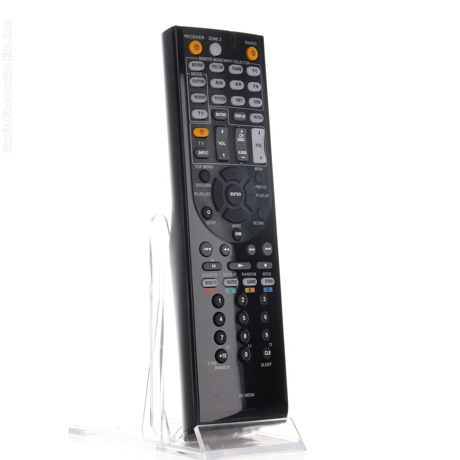 Anderic Replacement RC865M A/V Receiver Remote Control for Onkyo and Integra