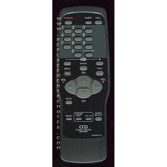 Orion 076N0GT010 TV Remote Control