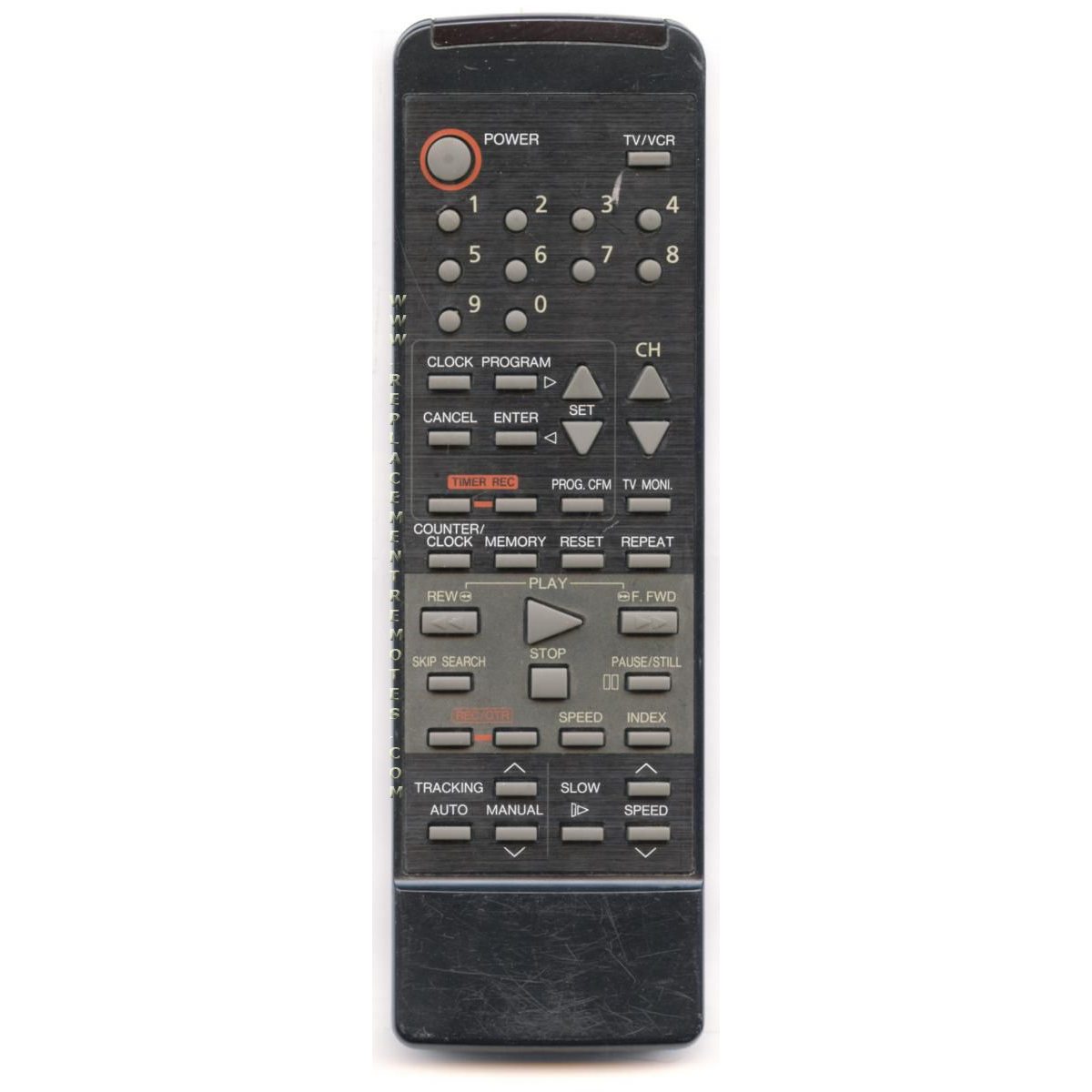 Orion 076R004110 VCR Remote Control
