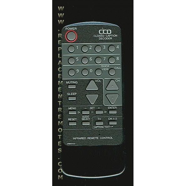 Orion 076R074170 TV Remote Control
