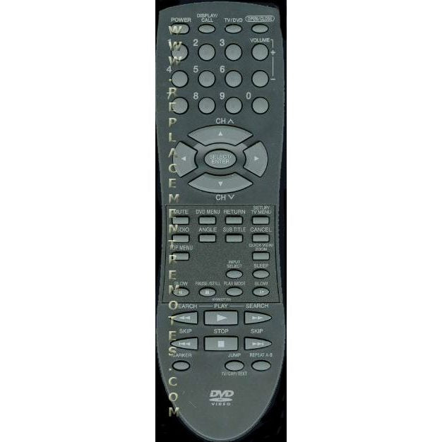 Control remoto para TV/DVD Orion 076R0DT150
