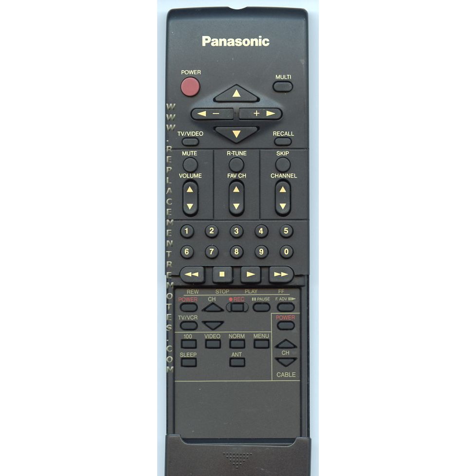 Panasonic EUR51700 VCR Remote Control