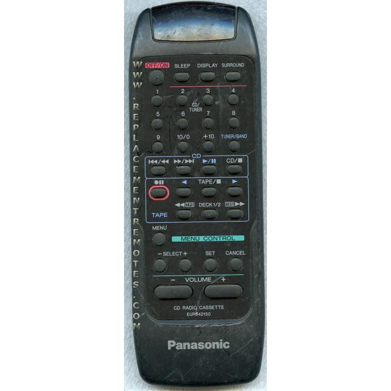 Control remoto de CD Panasonic EUR642150