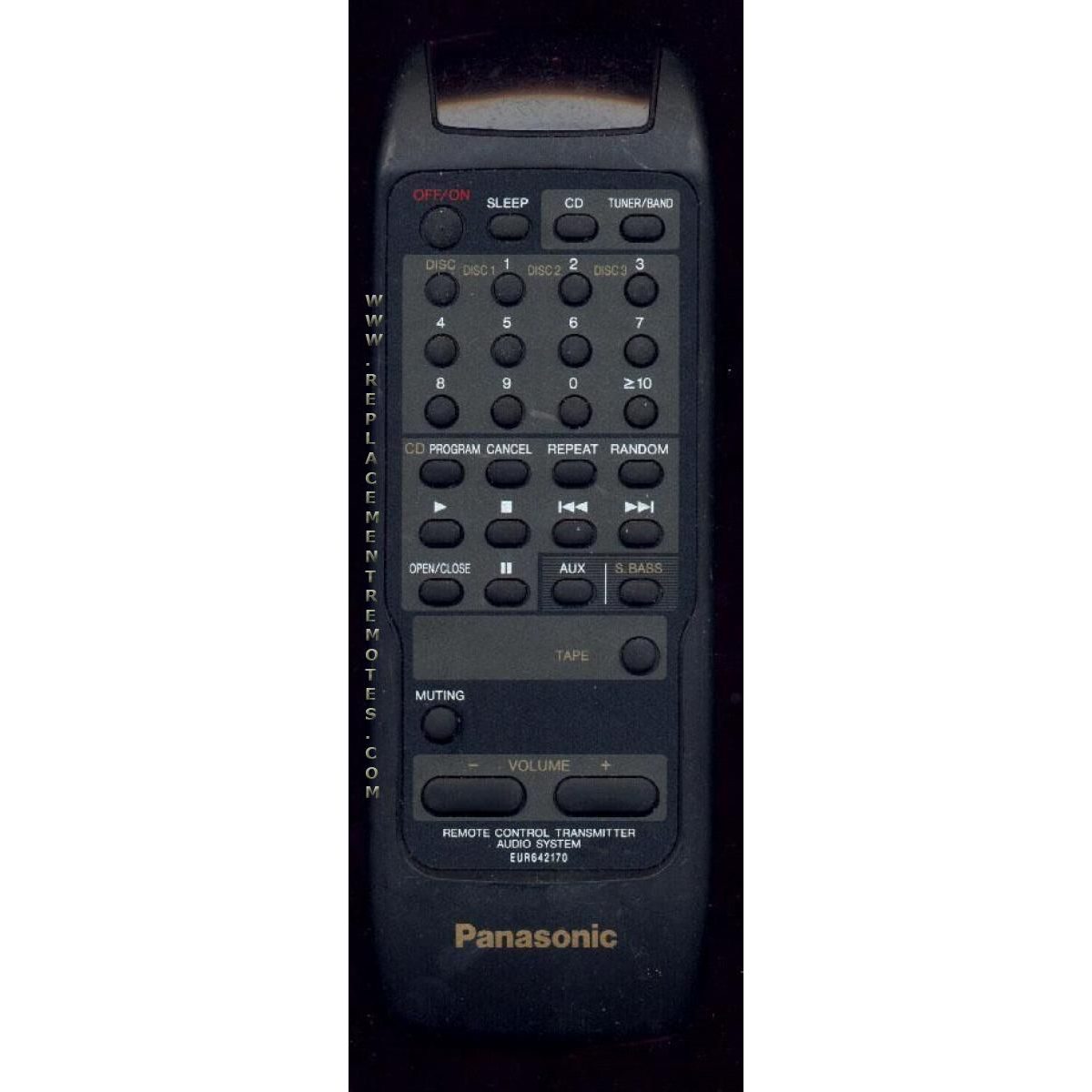 Télécommande audio Panasonic EUR642170