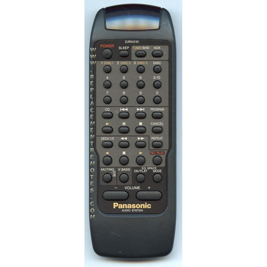 Panasonic EUR642181 Audio Remote Control
