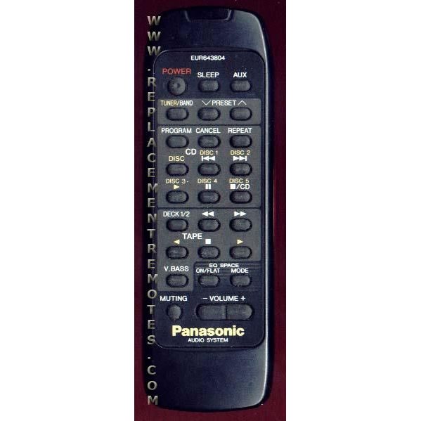 Télécommande audio Panasonic EUR643804