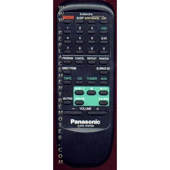 Télécommande pour magnétoscope Panasonic EUR644376