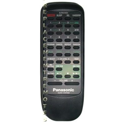 Panasonic EUR644854 Audio Remote Control