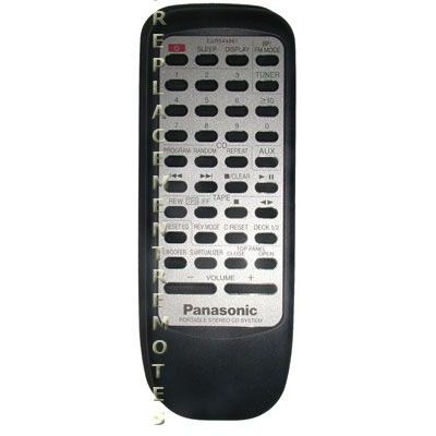 Panasonic EUR644861 Audio Remote Control