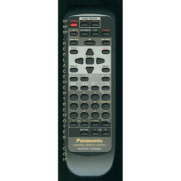 Control remoto de audio Panasonic EUR646464