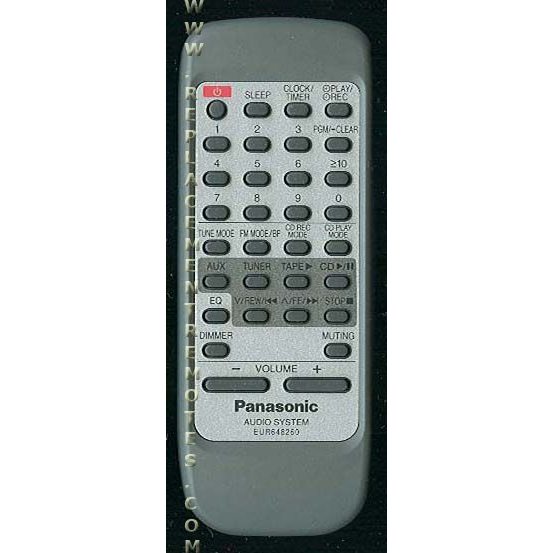 Panasonic EUR648260 Audio Remote Control