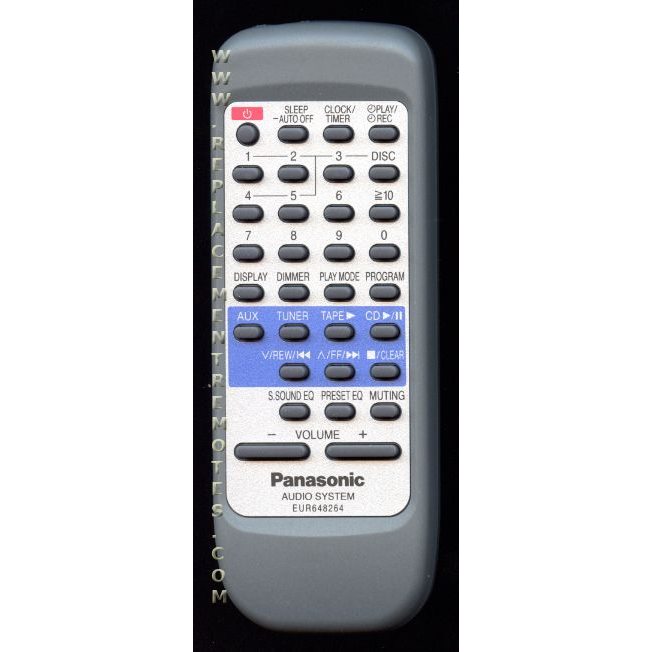 Control remoto de audio Panasonic EUR648264