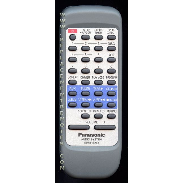Control remoto de audio Panasonic EUR648268